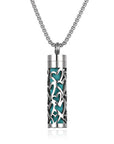Aromea Heart Cylinder Perfume Necklace